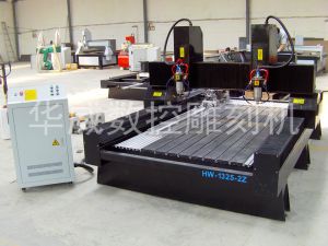 海西蒙古族藏族自治州天峻县双头立体多功能石材雕刻机HW-1325-2Z